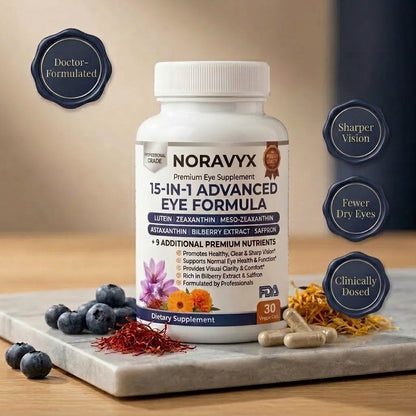 Noravyx VisionGuard™ 15-in-1 Eye Formula
